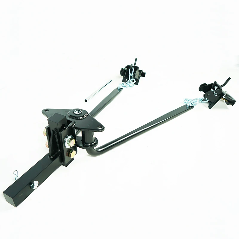 

professional trailer hitch 10000LB weight distributing hitch tow spring bar ball mount with clamp on latches