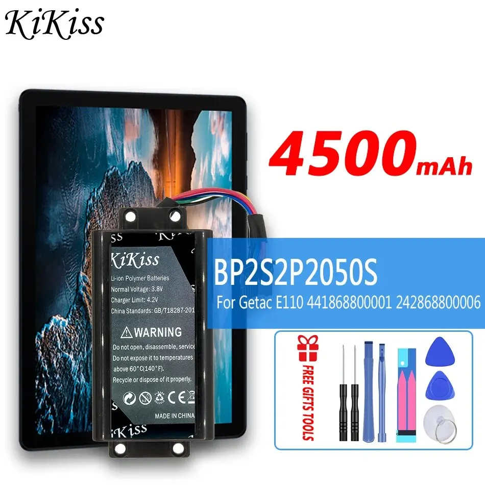 

4500mAh KiKiss Powerful Battery BP2S2P2050S For Getac 441868800001 242868800006 E110 Bateria