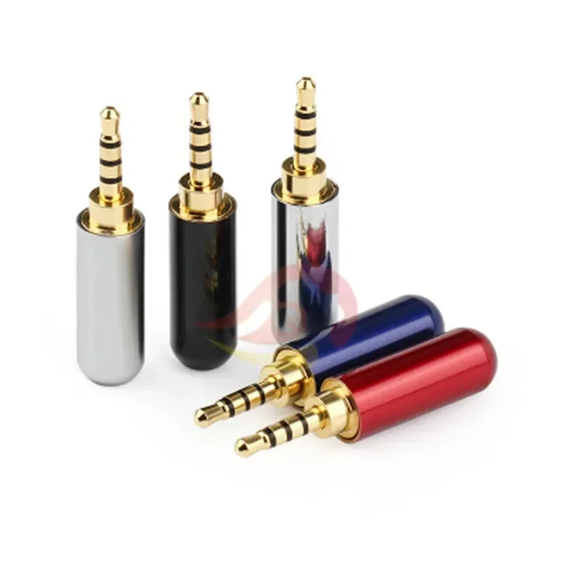 도매 잭 2 5mm 이어폰 플러그 4 극 오디오 2.5mm 커넥터, 가전 DIY 업그레이드 헤드폰 케이블, 금속 합금