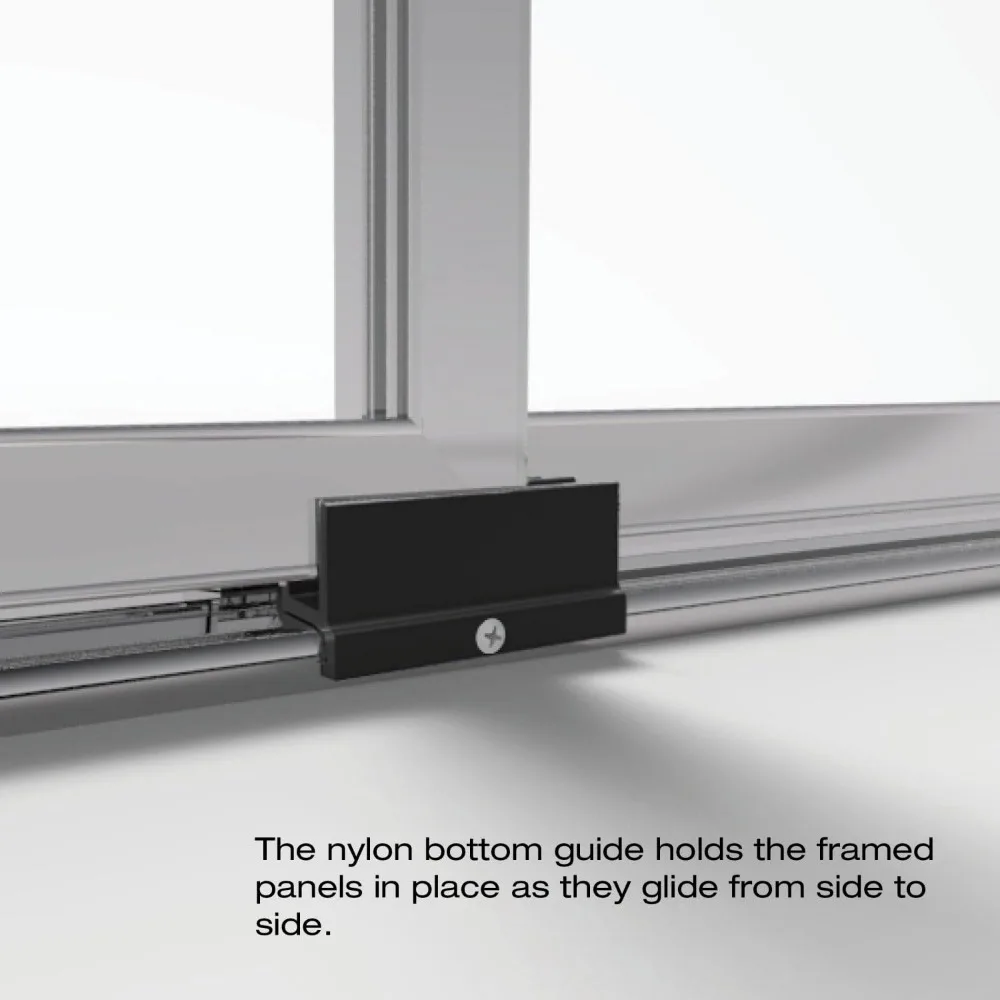 Deluxe Framed Sliding Tub Door, Fits 56-59 inch Opening, Clear Glass, Silver Finish Product Dimensions ‎60 x 6 x 58.5 inches 5