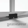 Deluxe Framed Sliding Tub Door, Fits 56-59 inch Opening, Clear Glass, Silver Finish Product Dimensions ‎60 x 6 x 58.5 inches 5