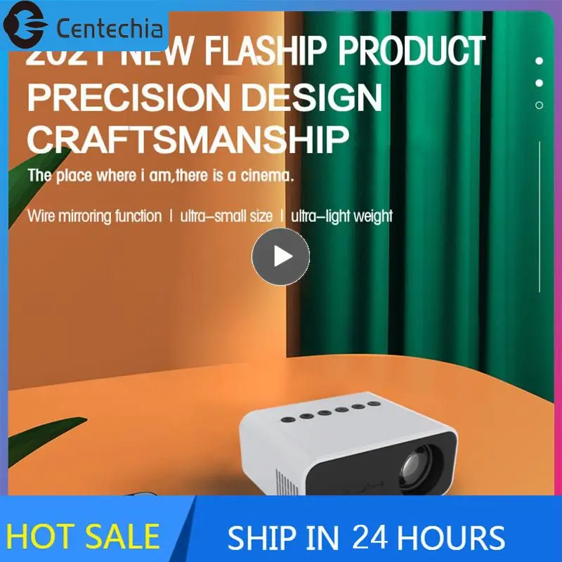 

Mini Projector Built-in Speaker Wifi Smart Tv High-speed Picture Portable With Corded Same Screen For 4k Movies Yt500 2023 New