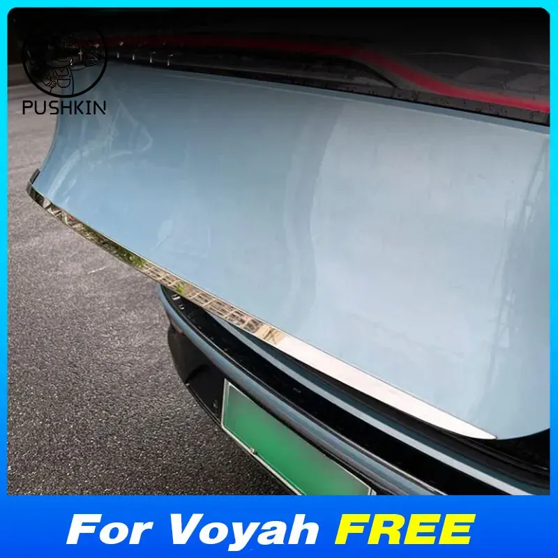 

Vtear Car Rear Trunk Door Trim Decoration Exterior Body Stainless Steel Stickers Cover Accessories Parts For Voyah FREE 2024