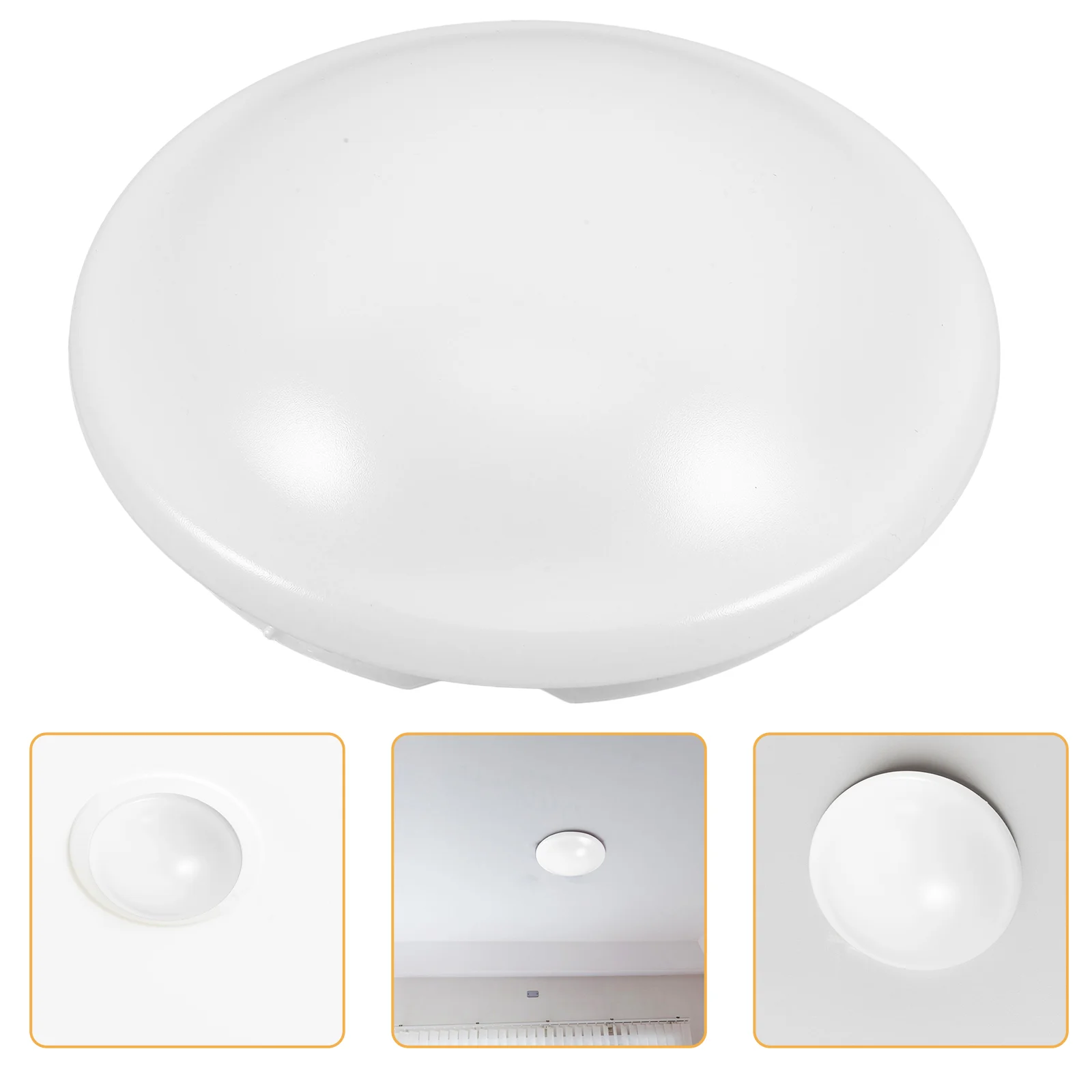 Ceiling Lampshade Classroom Light Filters Fixture Cover Flush Mount Lights Fan Round Covering Covers PC Replacement for Office ceiling lampshade