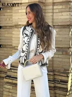 Klkxmyt-سترة نسائية عتيقة ، سترة قصيرة مطرزة بالزهور ، نمط غير رسمي ، نمط وطني ، للنساء 1