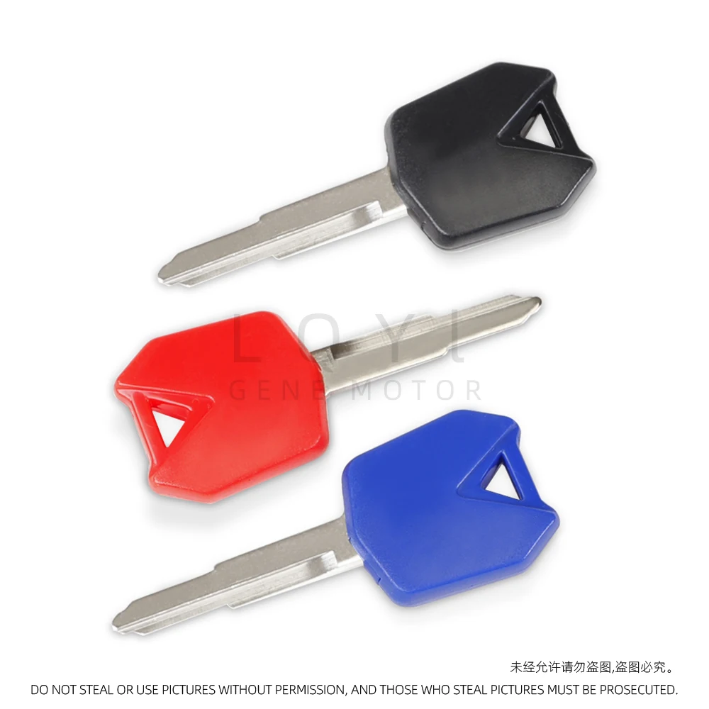 Blank Key Motorcycle 3Pcs Replace Uncut Keys for KAWASAKI Z750 Z800 Z900 Z1000 ER-6N ER6N ER6F ER6 N F VERSYS 650 KLR C A W