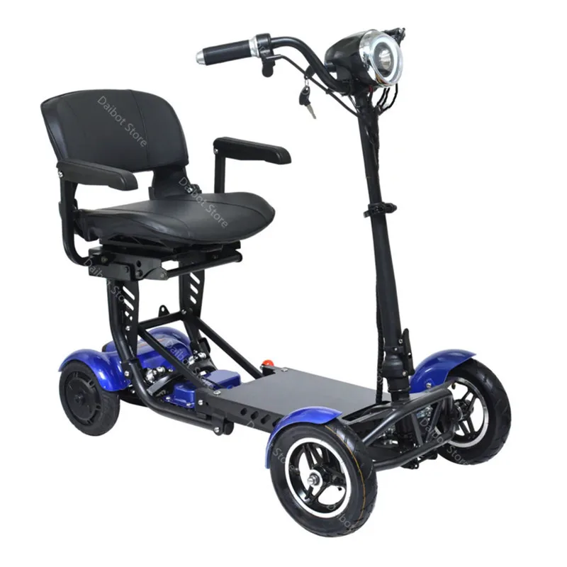 Hot Rod Rascal Scooter Foldable Mobility Scooter 4 Wheels For Old People Elderly Dual Motor ...