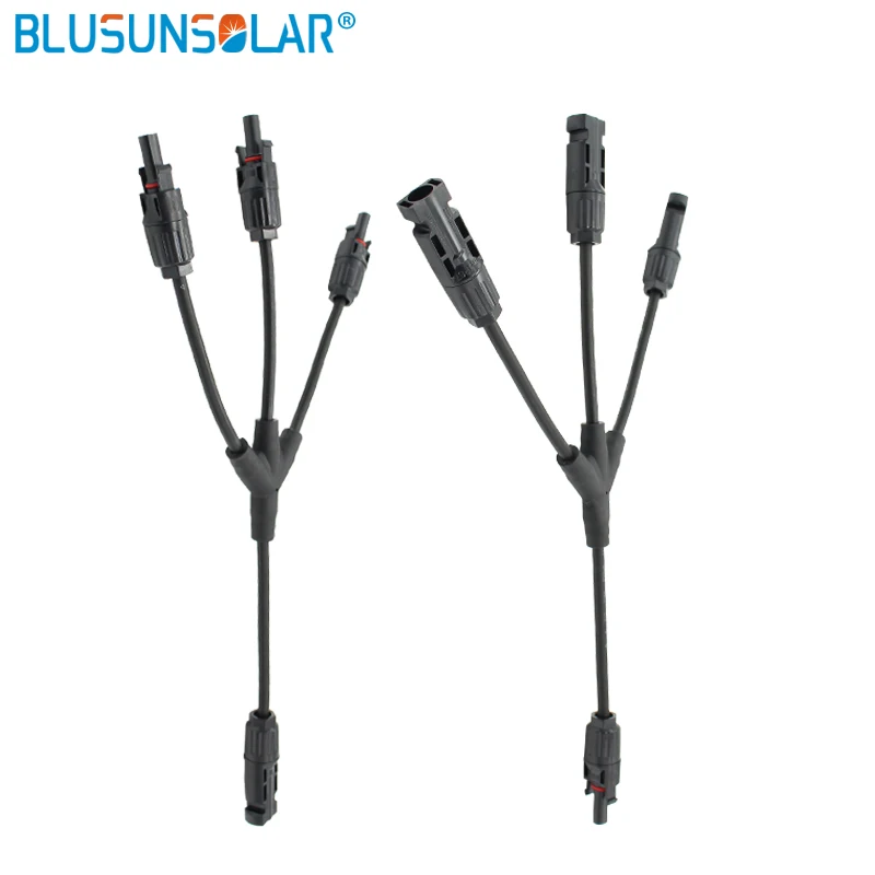 

Solar 3 to 1 Y Branch Parallel Connect 3Y Branch Electrical Solar 30A 1000V Solar Connector Solar Panel Wire Connector