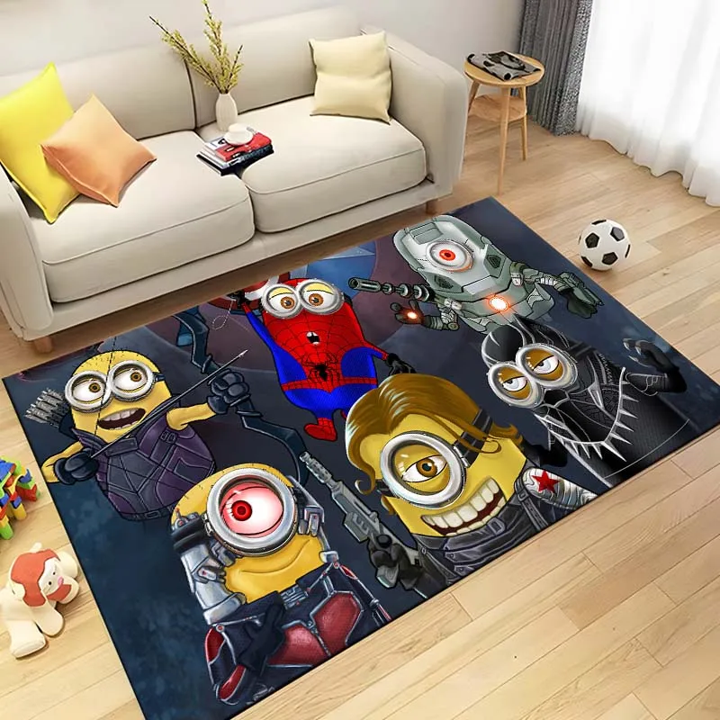 キルトラグミニオンベッド厚いタイプ 繊毯カーペット かわいい