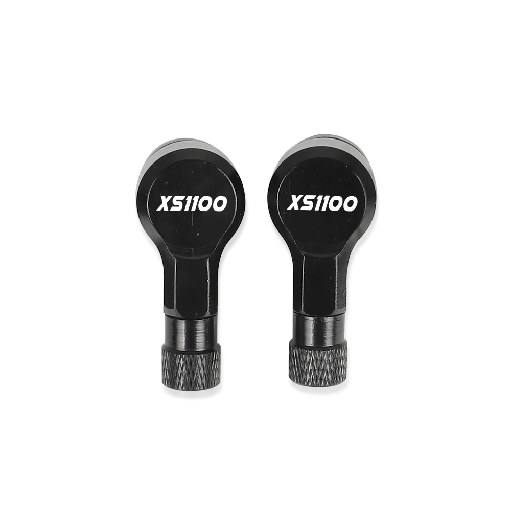 

For yamaha XS1100 XS 1100 1978-1985 1984 1981 90 Degree Tire Valve Stem Cap Covers Car accessories Aluminum Tubeless Valve Stems