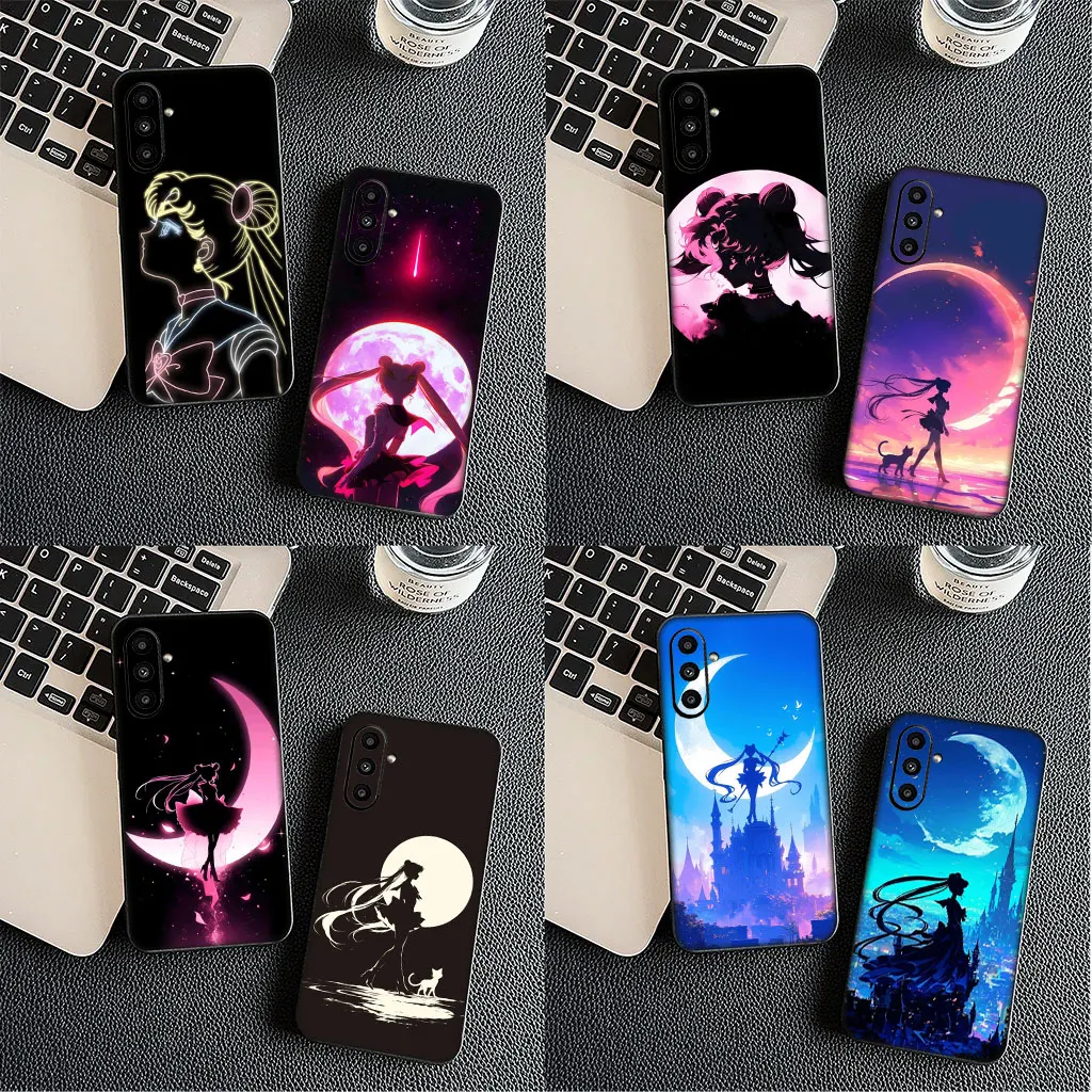 Sailor Moon Themed Comic Art Phone Case Poster Design