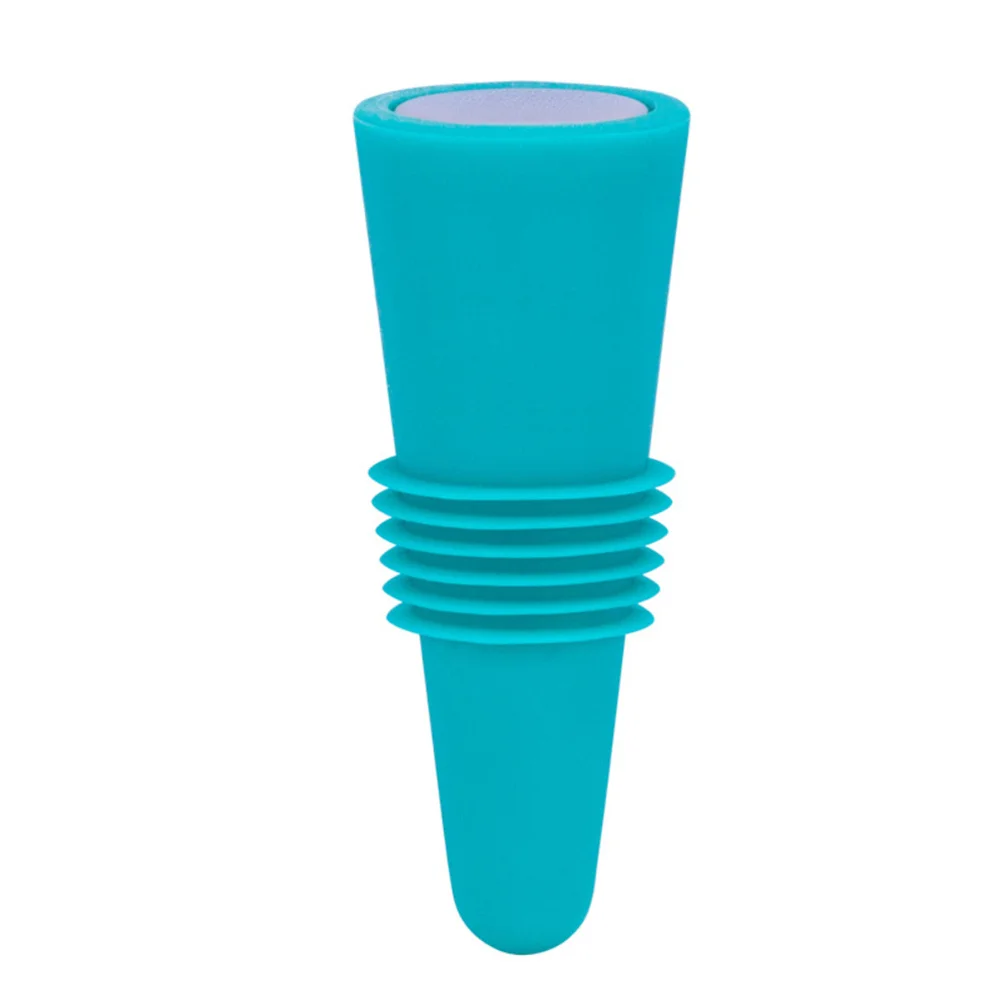 Silicone Wine Bottle Stopper Leak Proof Beer Whiskey Bottle Cap Champagne Accessories Closer Wine Cork Plugs Lid Bar Accessories