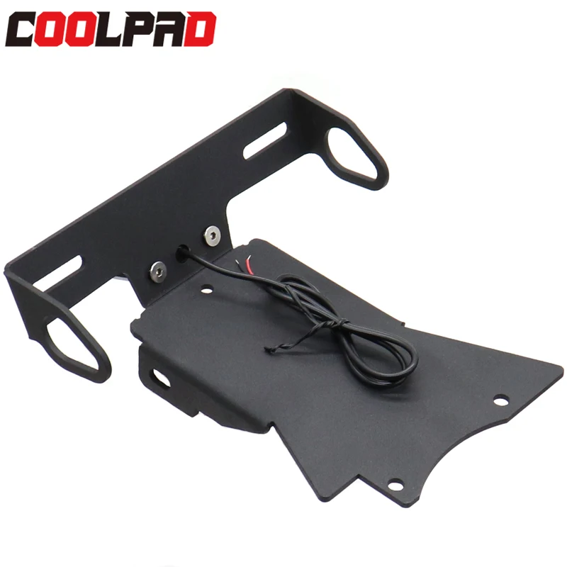 YAMAHA FZ6 License Plate Holder LED Light FZ6N FZ6S 2004-2010 FZ6 N/S Motorcycle Accessories Tail Tidy Fender Eliminator motorcycle license plate holder license plate holder