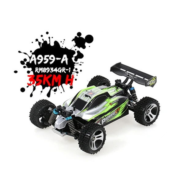 WL Toys WLToys A959 1/18 RC Buggy (Red/Black) 295x215x215mm