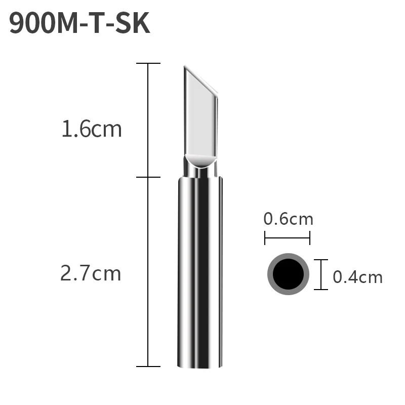 YIHUA 900M-T Series Soldering Iron Tips Pure Copper Lead Free Replacement for 936A 937A Soldering Station Handle Welding Tools