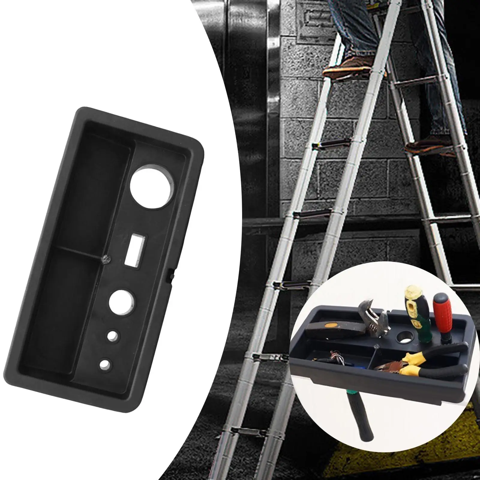 

Ladder Hanging Tray Stylish Durable Job Site Convenient Brushes Accessories