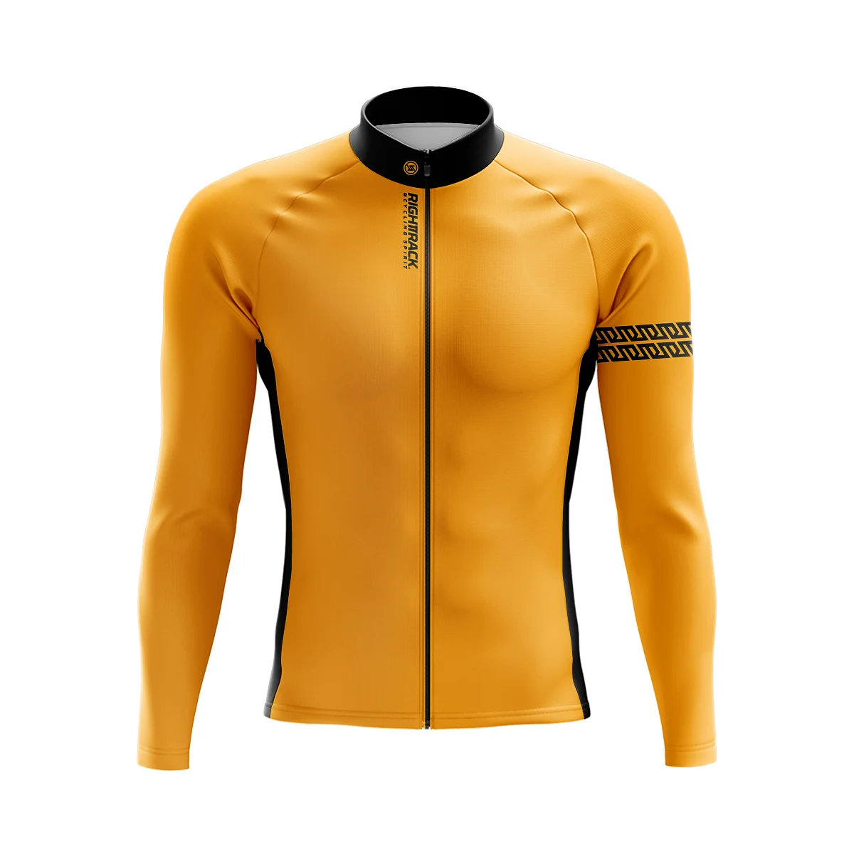 thumbnail image 1 of Nueva camiseta de ciclismo de invierno para hombre, de manga larga, polar, térmica, colorida, ropa de ciclismo RIGHTTRACK, ropa superior para bicicleta de montaña, 1 of 5