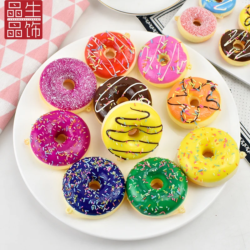 5cm/6cm Artificial False Bread Doughnut Wedding Party Dessert Shop - Main Image
