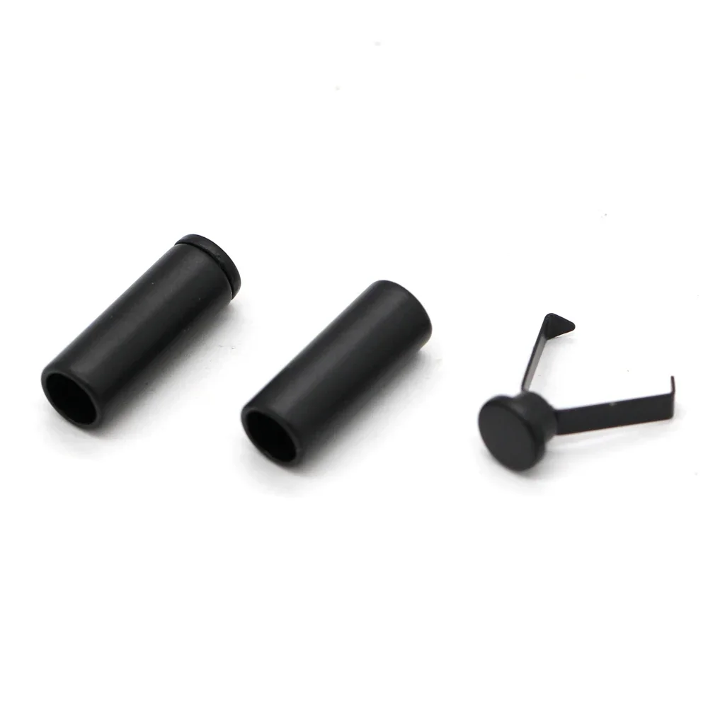 Cylindrical Clamps Alloy Cord Ends Lanyard End Tip Cap Clothing Pants Drawstring Jacket Sewing Accessories 10Pcs cord end tip cable rope clamps