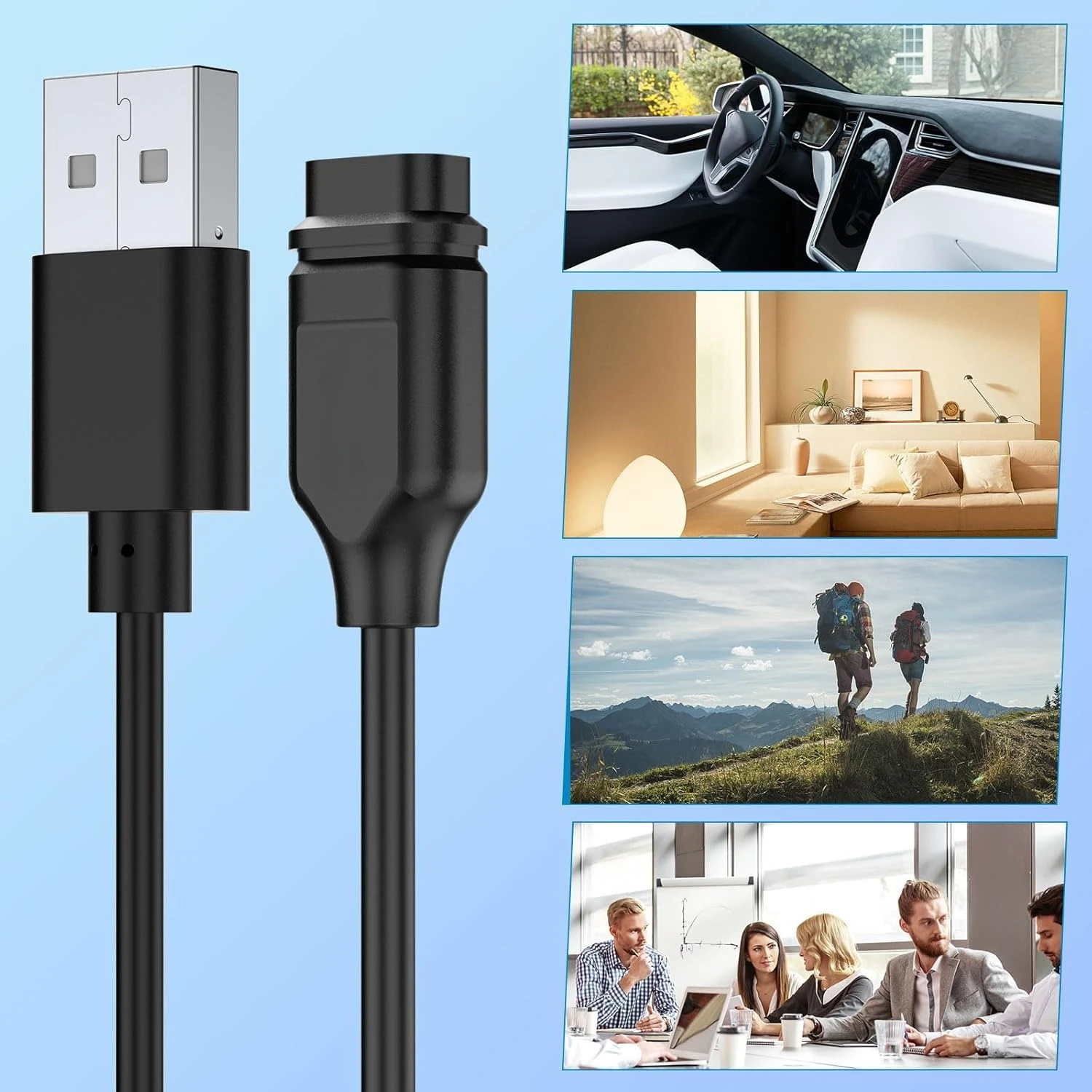 Universal 1M USB Charger Cable