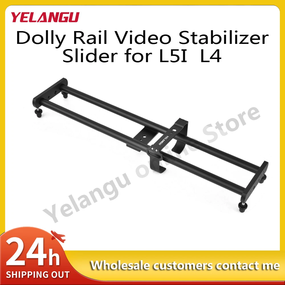 Dolly Rail Video Stabilizer Double-Track Rail Design DSLR Camera Video Slider For L5I L4 camera track slider
