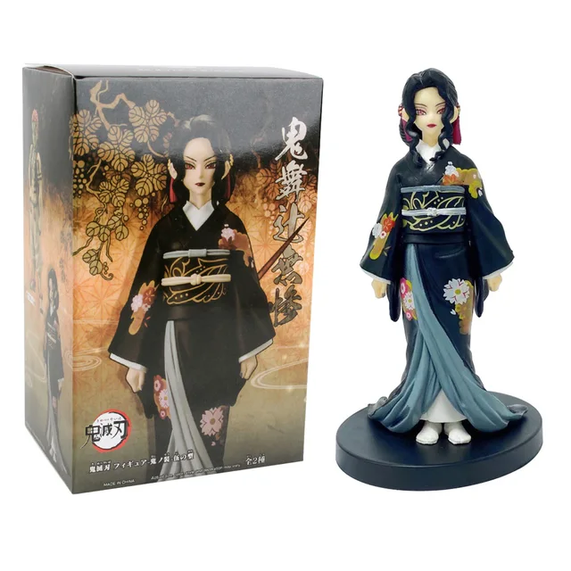 Anime Demon slayer kimetsu no yaiba Tanjirou Nezuko Action figures toys Kanroji Mitsuri Uzui Tengen anime figure for gifts 6