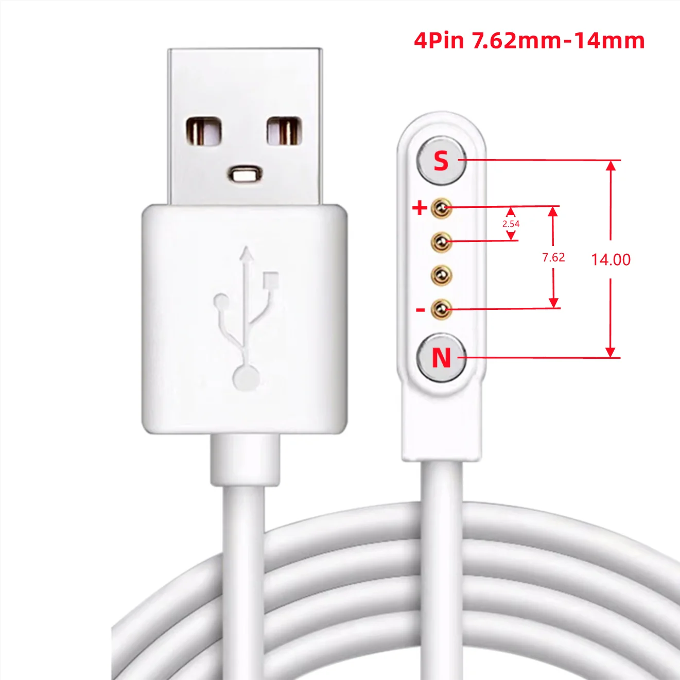 Universal Magnetic Charging Cable Usb Dock Charger Line Power