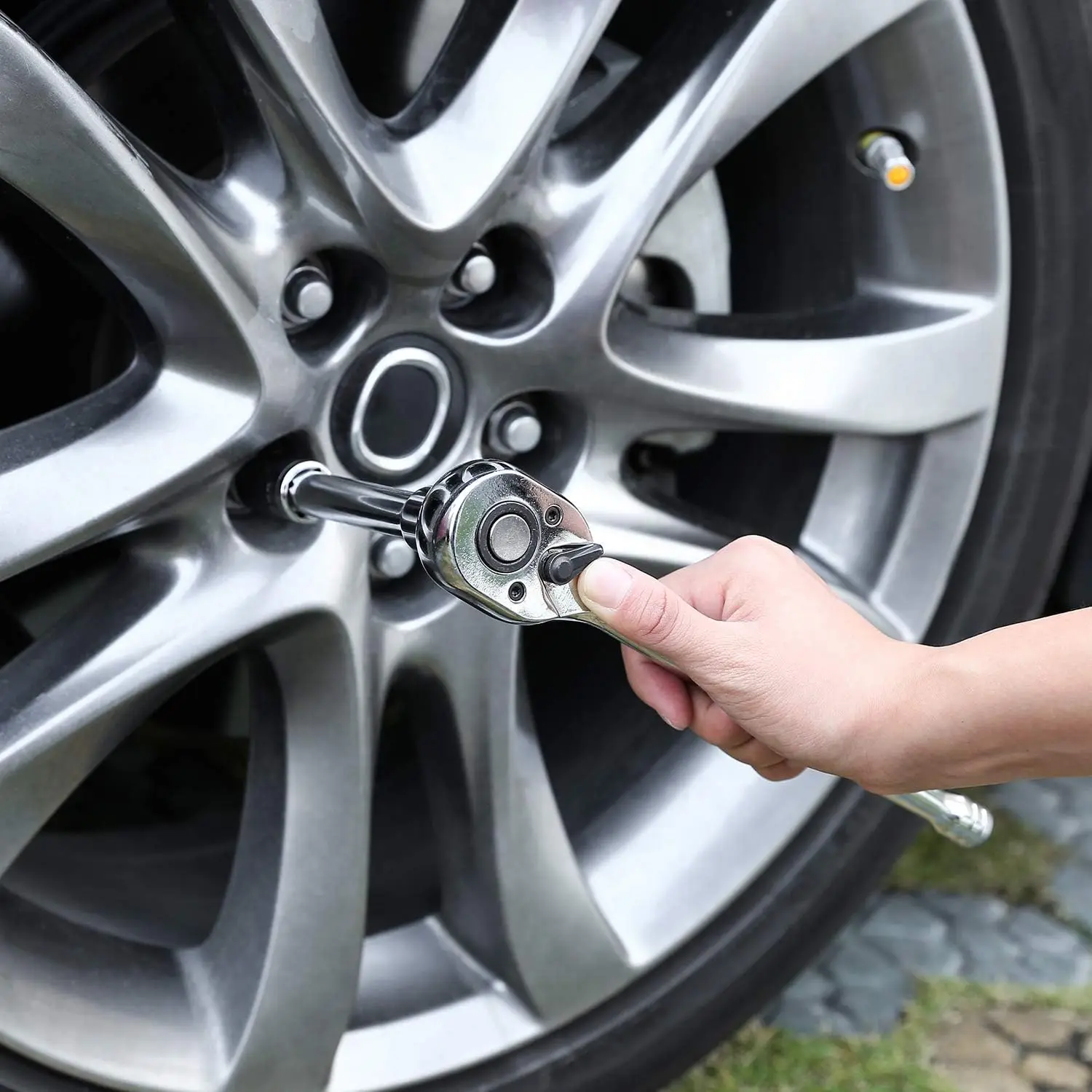 DEKO 192 Piece Mechanics Tool Set Socket Wrench Set, Plastic Storage Case with Auto Repair Hand Tool Kit Wrench Tool Box Set