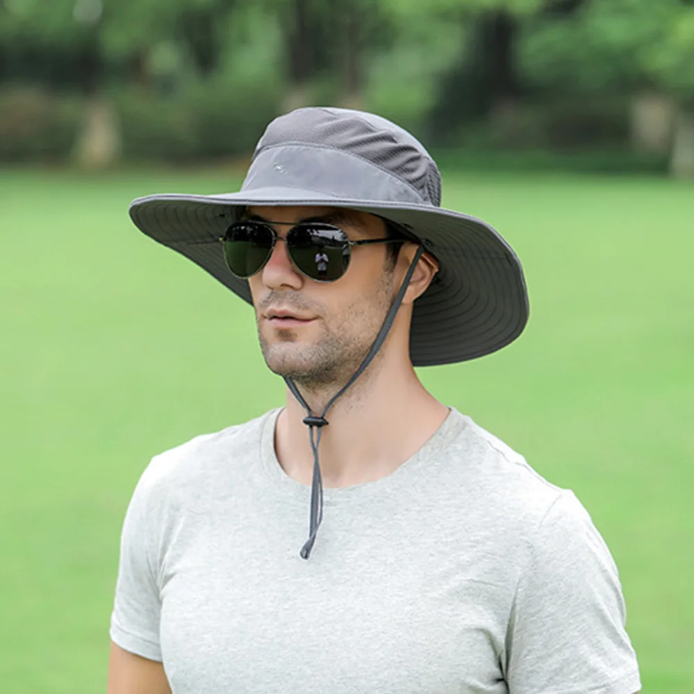 

Summer Edge Wide Brim Hat Summer Sun Hats Men Travel Beach Sun Cap Children Climbing Hunting Hiking Fishing Cap Fisherman Hat