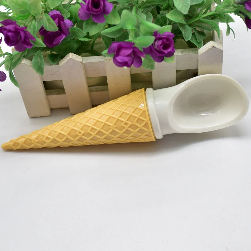 Ice Cream Scoop Cone-shaped No-Slip Handle Frozen Yogurt Melons Baller Maker Fruit Cookies Doughs Ball Tool Kitchen Accessories