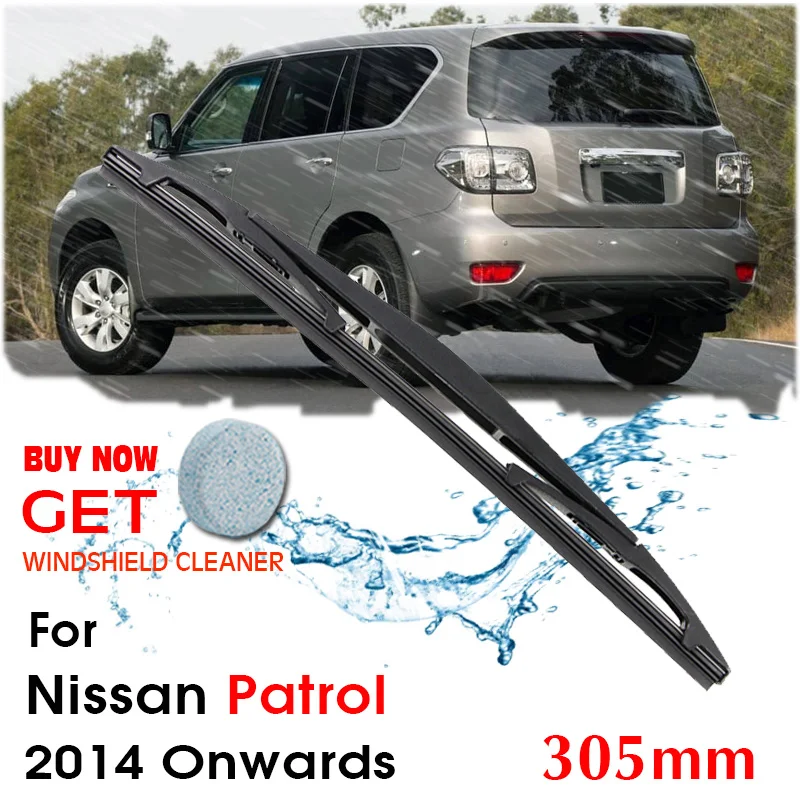 

Автомобильные стеклоочистители заднего стекла Лобовое стекло стеклоочистители для Nissan Patrol хэтчбек 305 мм 2014 года автомобильные аксессуары