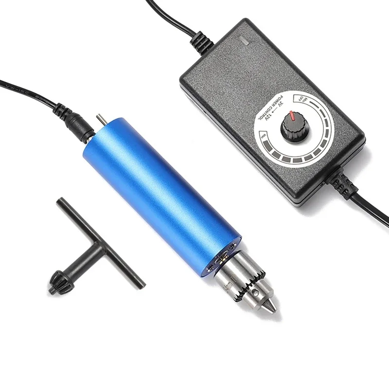 220V 13000rpm Stepless Speed-adjustable Handheld Mini Metal Electric Grinder Multifunct Polishing and Engraving Electric Drill 2