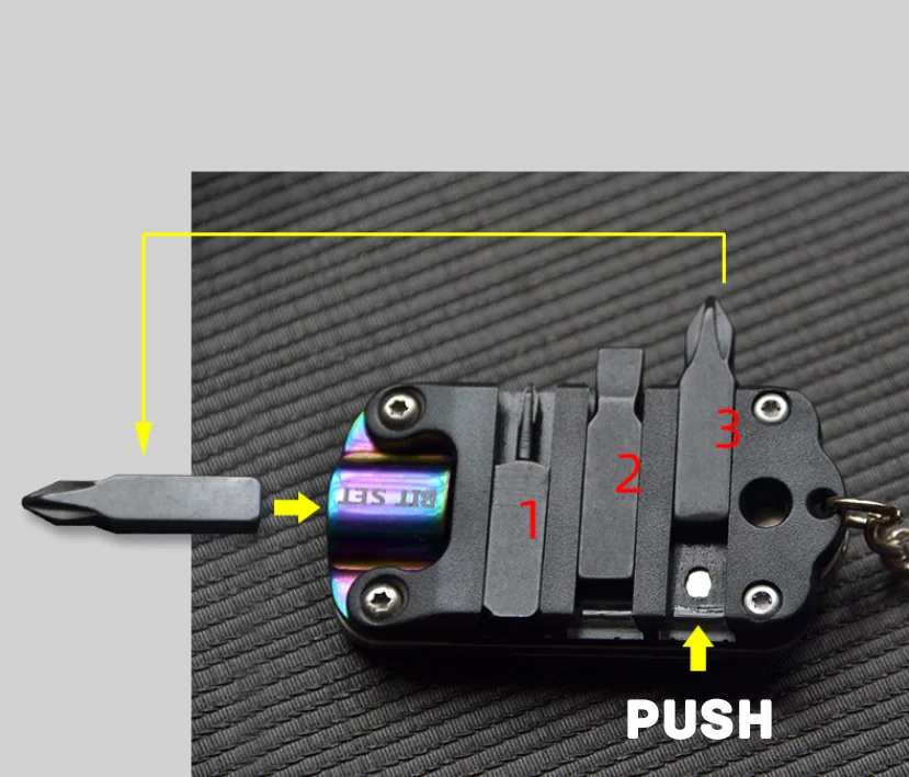 Multifunctional Screwdriver Pocket Fold Mini Knife EDC Portable Keyring Keychain Outdoor Camping Utility Gadget To Open Box