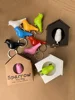 Birdhouse Keychain House Nest Wall Hook Holders Hanger Creative Bird Whistle Storage Box Sparrow  Key Chain Ring Rack Organize 2
