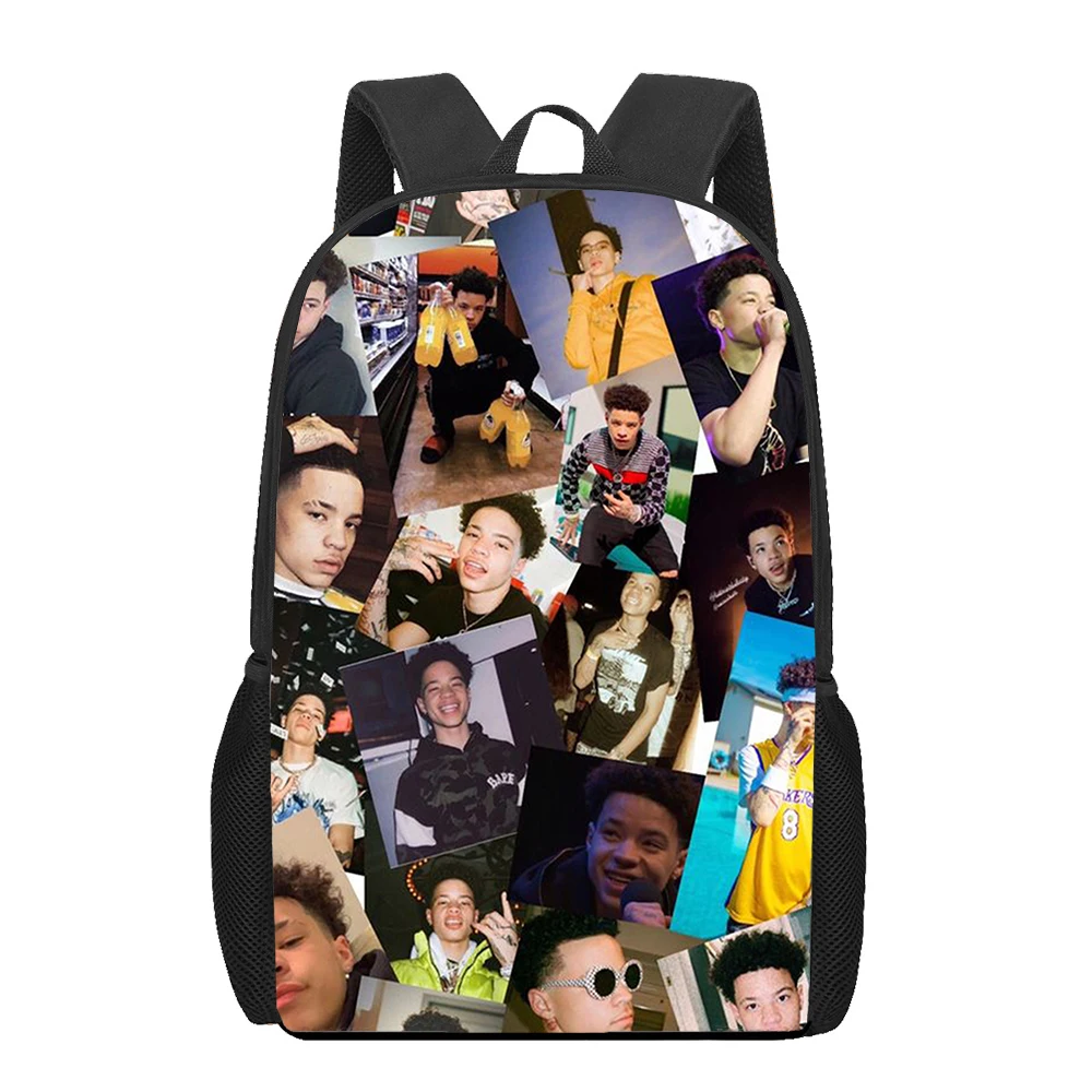Lil Mosey Rapper Kids School Bags 3D Print Children Book Bags for Girls Boys Orthopedic Schoolbag Primary Backpacks Mochila