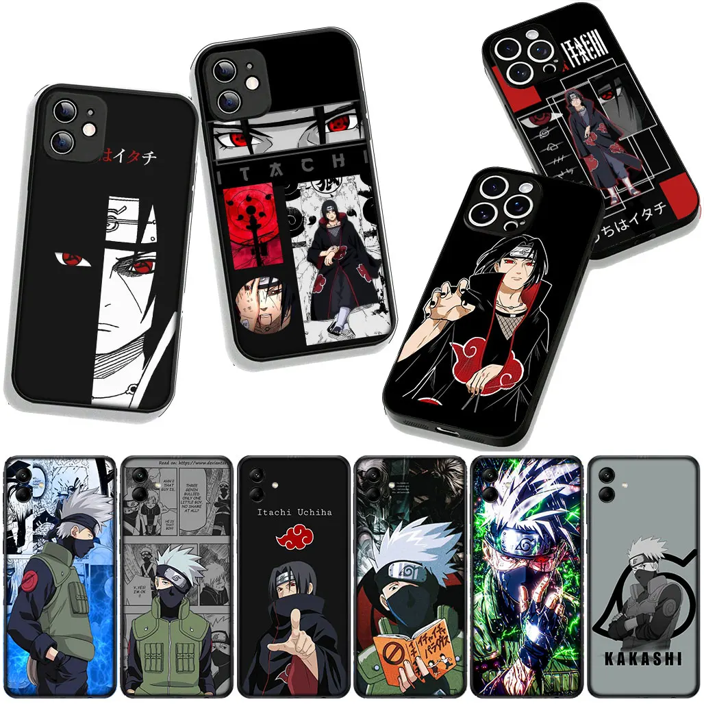 Kakashi and Itachi Anime Phone Case - Cool Ninja Design Cover