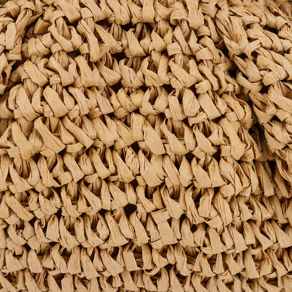 Women Straw Crossbody Bag Clutch Purse Chain Straw Shoulder Bags Handbag Dumpling Pouch Rattan Boho Summer Beach Woven Bag