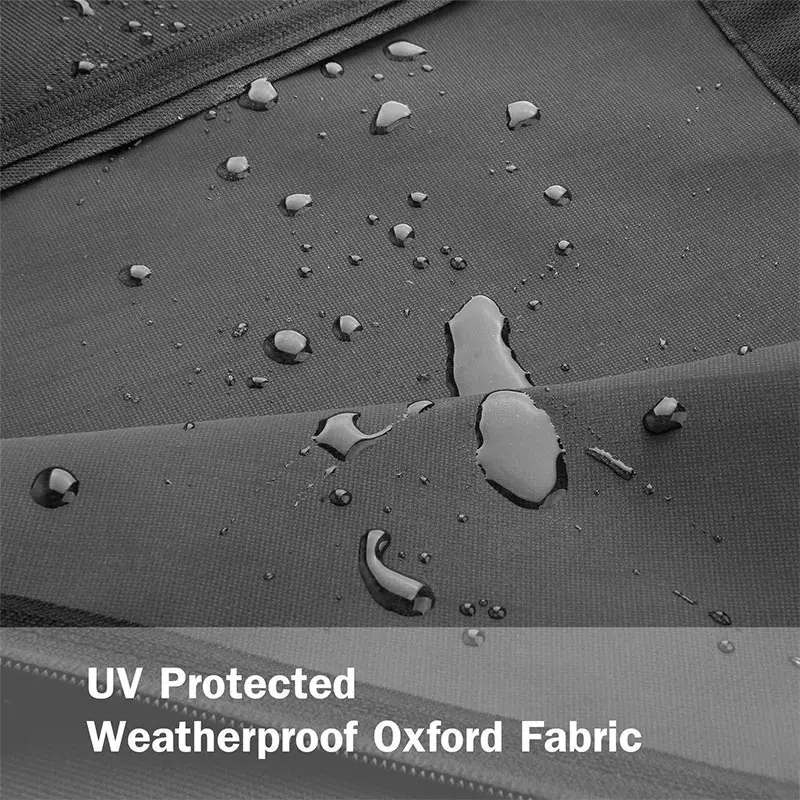 210D Oxford Cloth Waterproof Air Heater Cover Fan-shaped Heater Cover Black Umbrella Shaped Garden Courtyard Dust Patio Cover 5