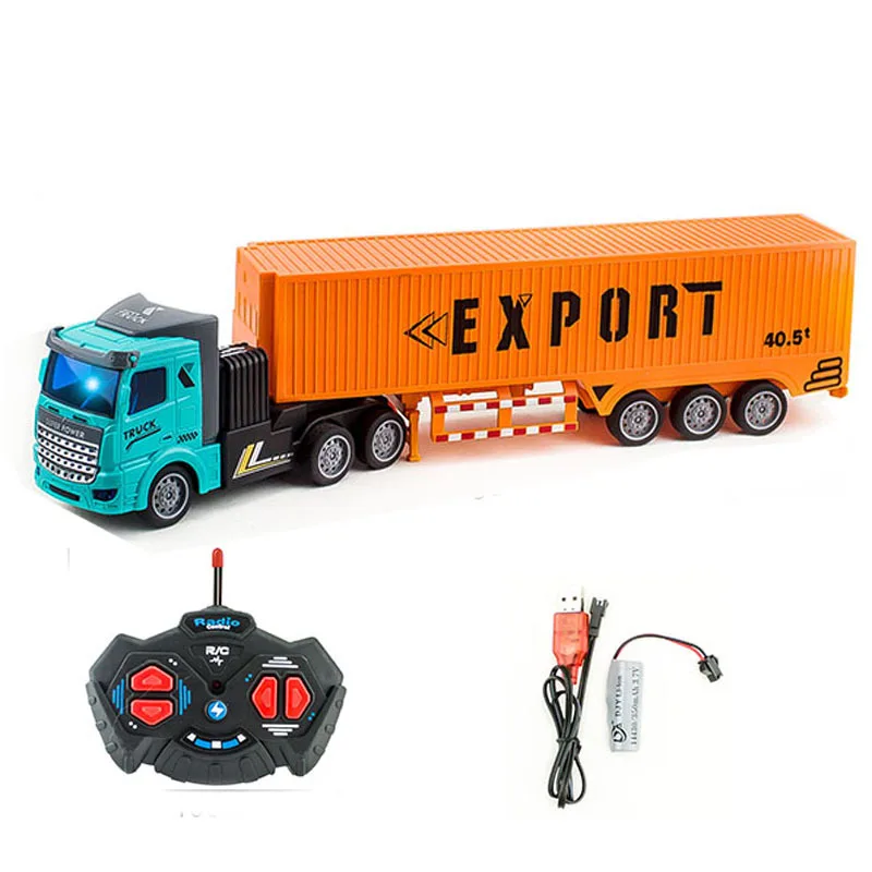 Remote Control Excavator & Truck Toy Set for Kids