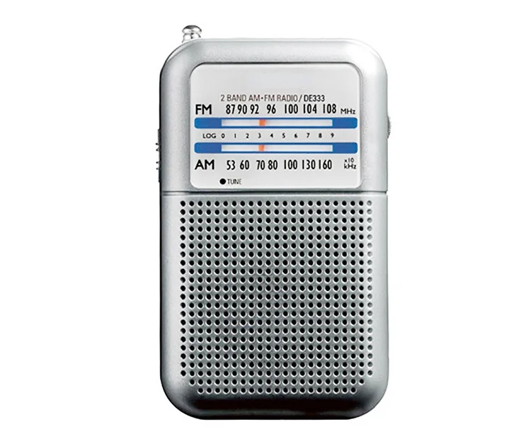 

DE333 Draagbare Radio Am/Fm Ontvanger Mini Handvat Draagbare Zakformaat Twee Band Fm Radio Recorder Hoge Gevoeligheid Radio