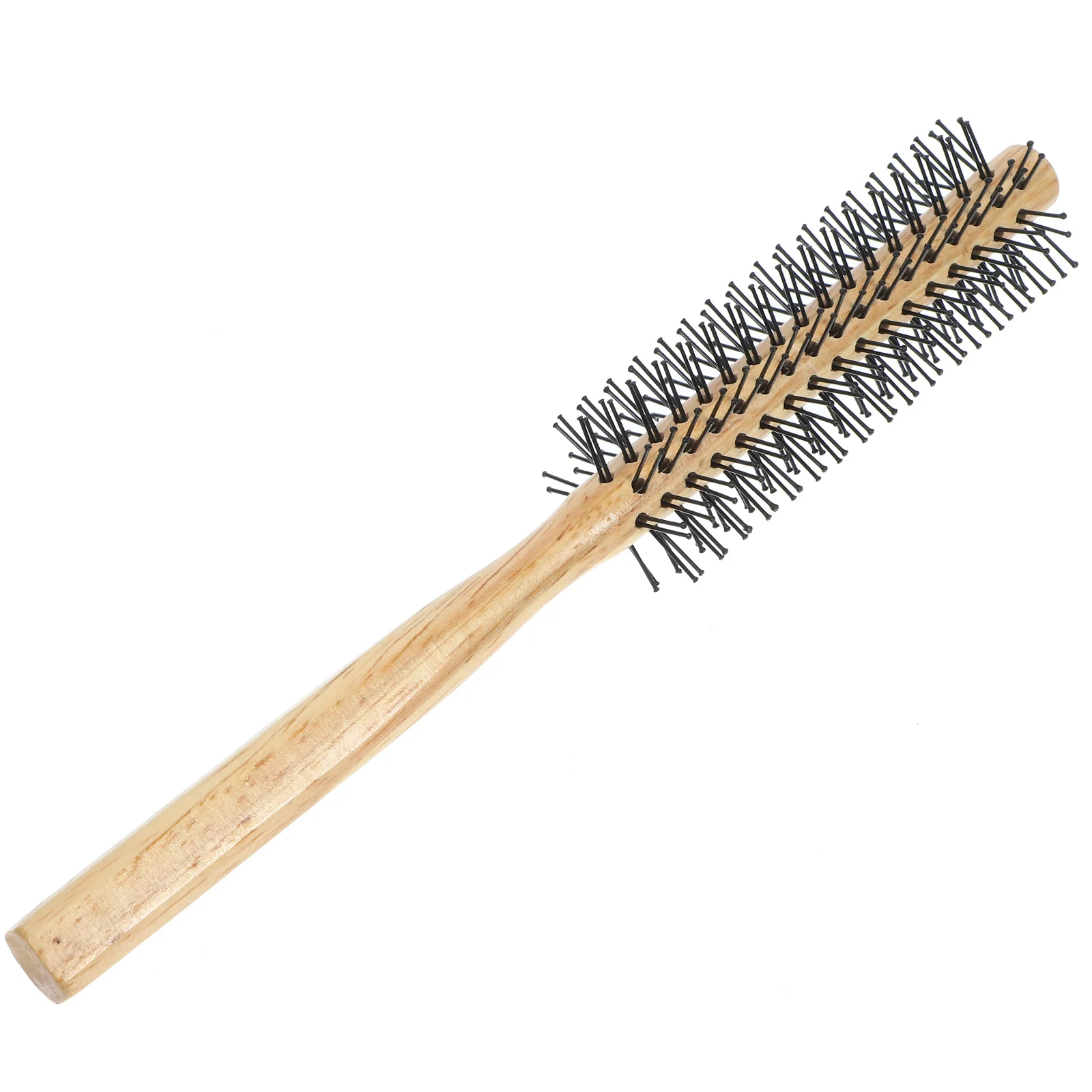

2/1pc Round Hair Brush Blow Drying Comb Household Blow Styling Comb Small Round Brush Wooden Roller Comb