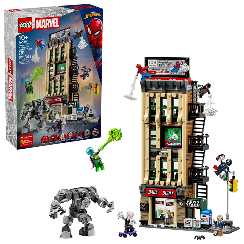 LEGO® Super Hero Spider-Man Vs. Mysterio: The Daily Bugle 76342 