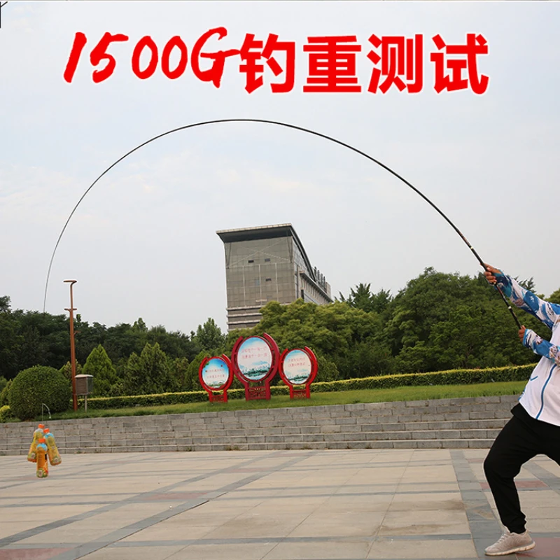 초경량 및 초경질 고탄소 소재 텔레스코픽 낚싯대, 다양한 장소용 강력한 핸드 로드, 2.7m-10m, 신제품