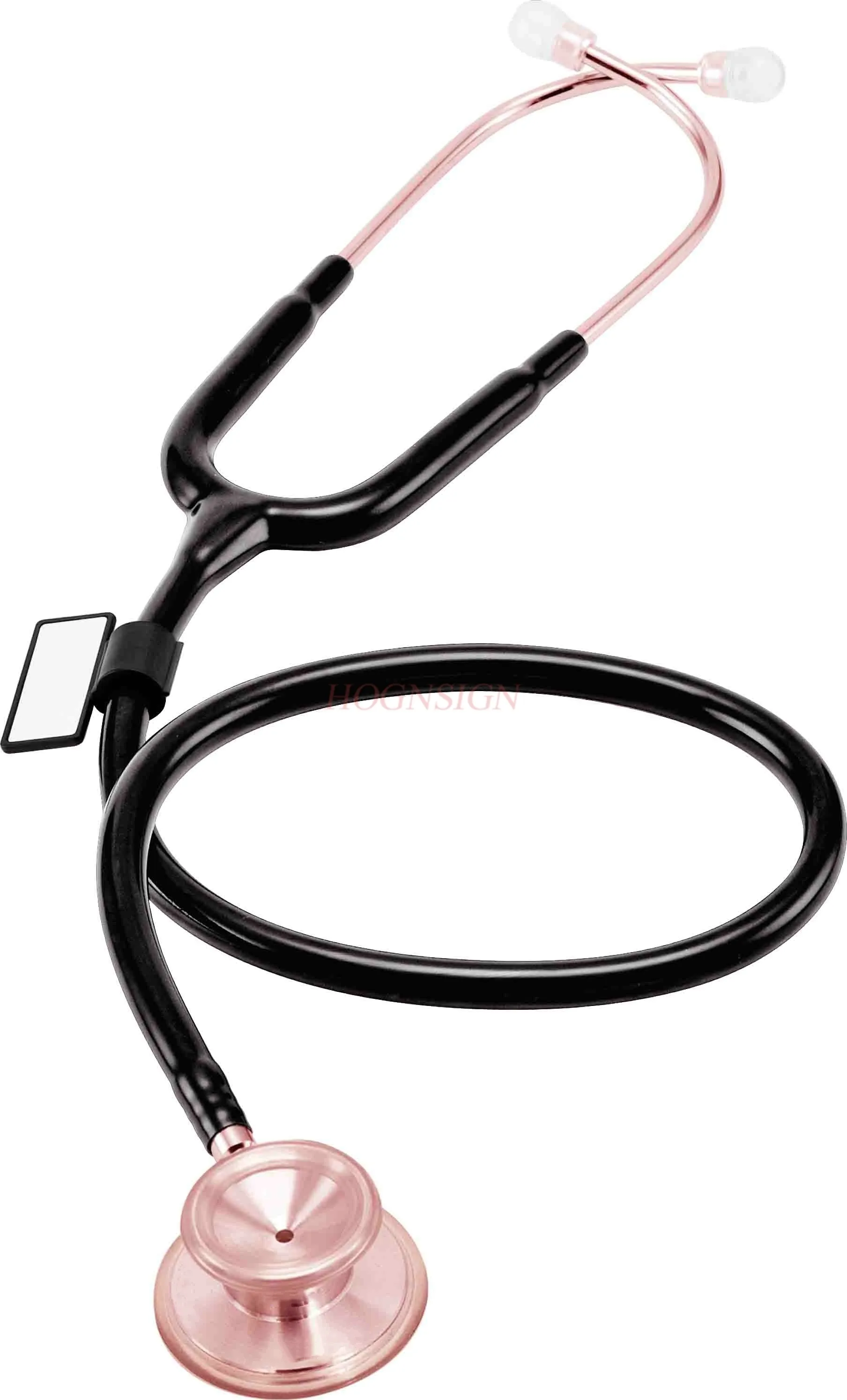 Adult single tube double-sided stethoscope for medical use