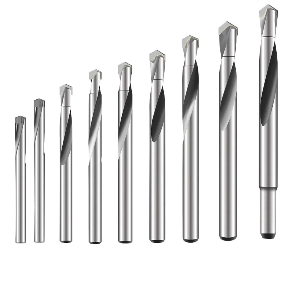 

2/5pcs Alloy Drill Bit Ungsten Steel Hard Drill Full Drilling Iron Stainless Steel Drilling Special Super Hard Fried Dril 3-12mm