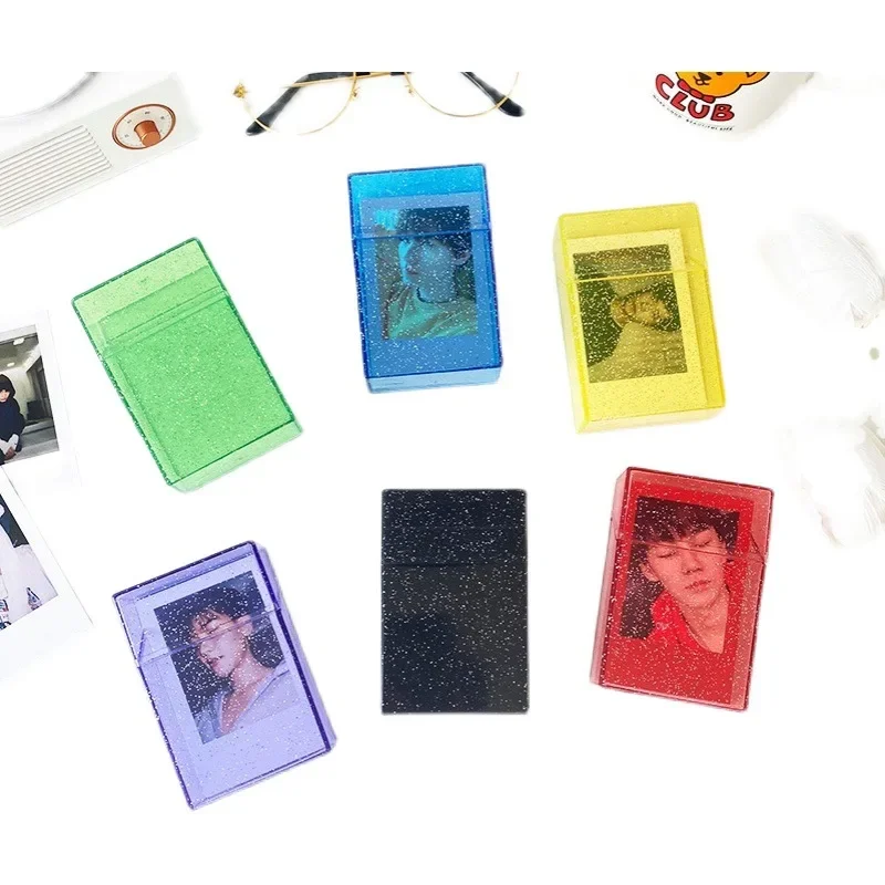 Photo card holder transparent box for idol Kpop albumes photo storage
