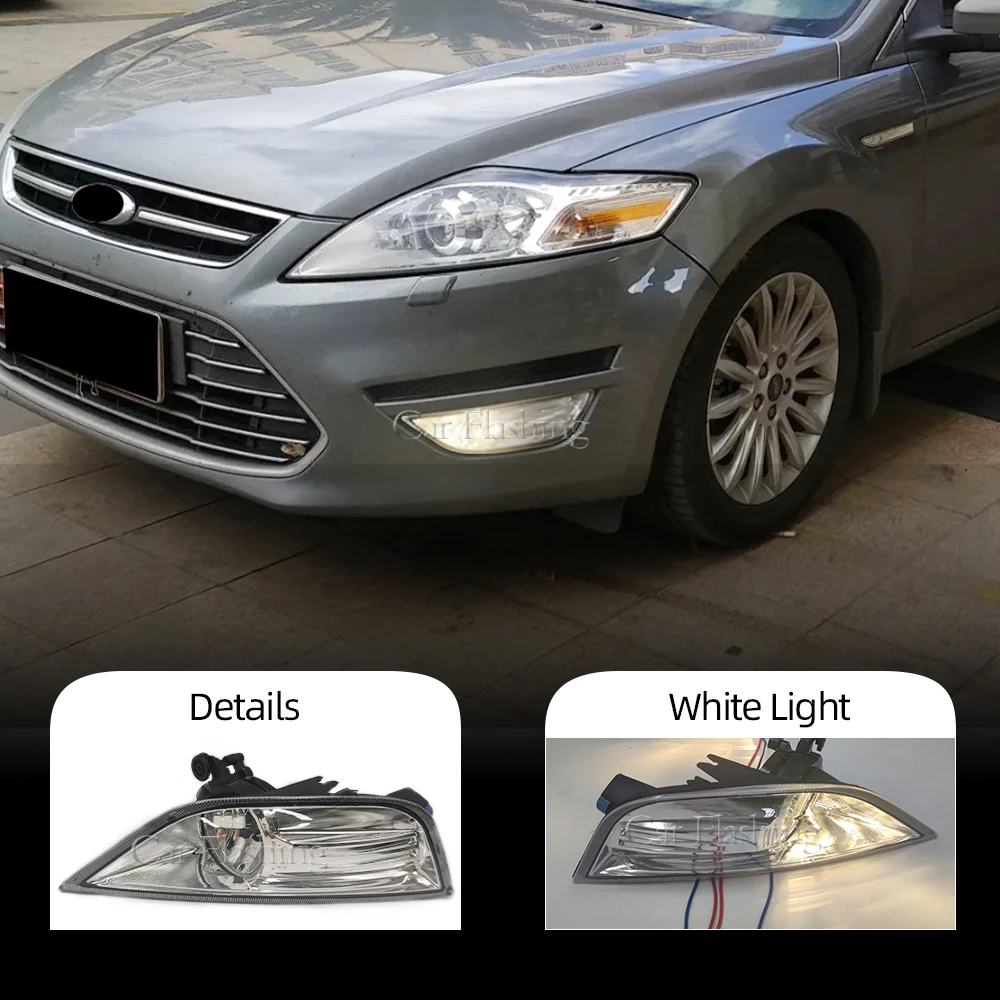 Car Flashing Fog Lamp Fog Light Front Bumper Lamp For Ford Mondeo Fusion MK4 2011 2012 2013