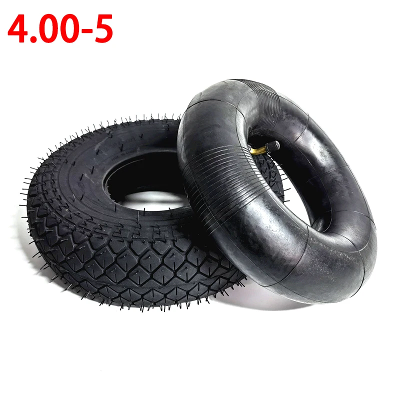 

12inch 4.00-5 Inner Tube Outer Tire For Buggy Quad Bike Elderly Electric Scooter Air Filled Tyres E-Scooter Replace Rubber Tire