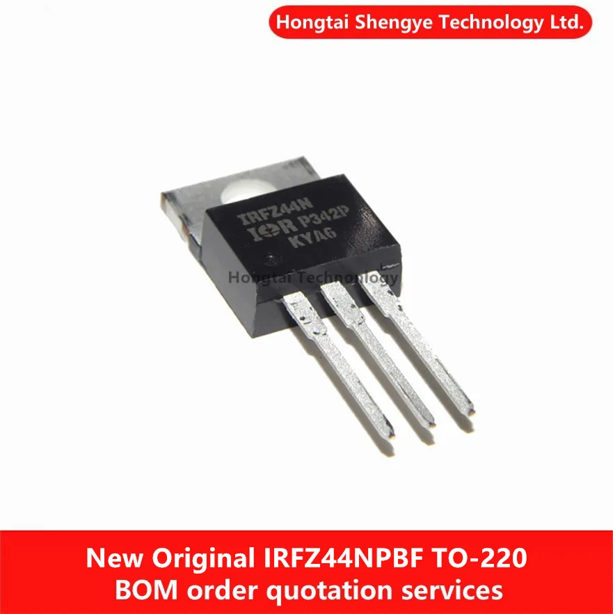 

New Original IRFZ46N TO-220 IRFZ46NPBF 55V 53A 16.5 mOhm MOS Field Effect Transistor
