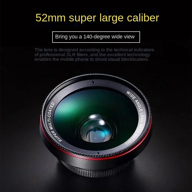 Professional Photography Set Mobile Phone Lens 4K Distortion-Free Stackable Filter Wide-Angle Macro Photo